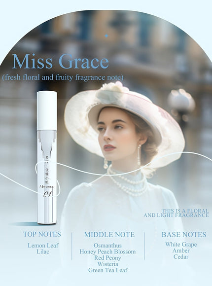KissICON Xiting Love Series Perfume Gift Box Hope Christine Mini Perfume – Floral Woody Travelready