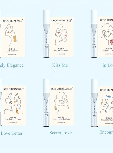 KissICON Xiting Love Series Perfume Gift Box Hope Christine Mini Perfume – Floral Woody Travelready