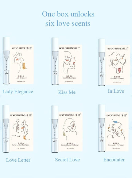 KissICON Xiting Love Series Perfume Gift Box Hope Christine Mini Perfume – Floral Woody Travelready