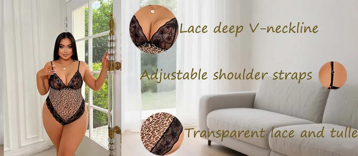 KissICON XL 4XL Lingerie – Mesh See Through