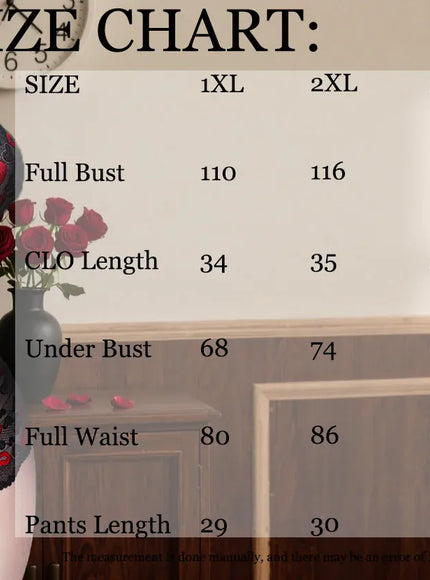 KissICON XL 4XL Plus-size Lingerie – Nightgown Lace Open-bust