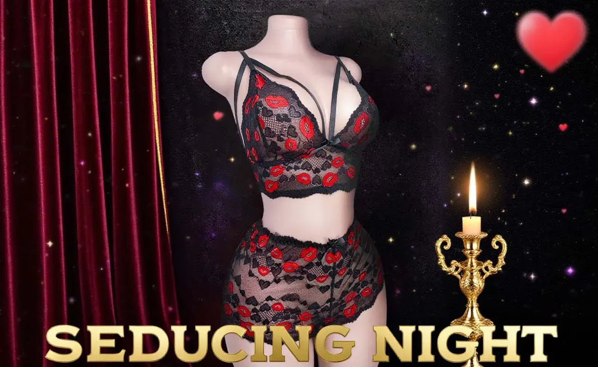 KissICON XL 4XL Plus-size Lingerie – Nightgown Lace Open-bust