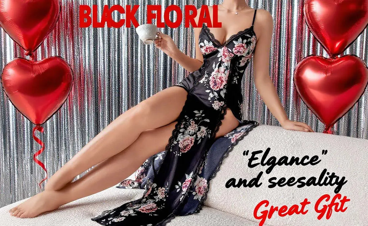 KissICON XL 4XL Plus-size Lingerie – Nightgown Lace Open-bust