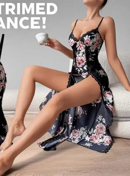 KissICON XL 4XL Plus-size Lingerie – Nightgown Lace Open-bust