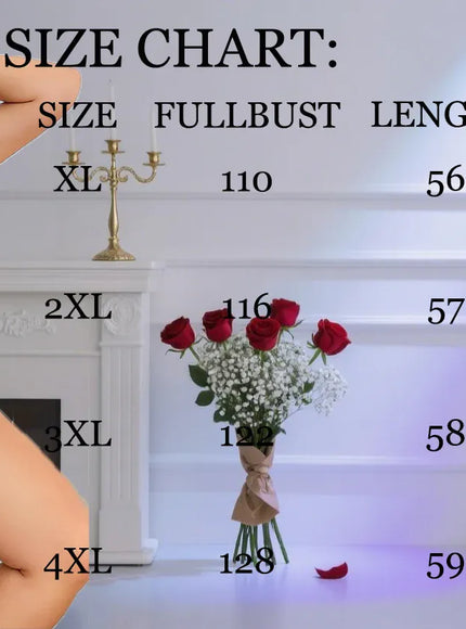 KissICON XL 4XL Plus-size Lingerie – Nightgown Lace Open-bust