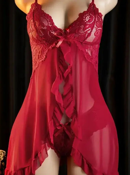 KissICON XL 5XL Curve Women's Lingerie – Erotic Lace Solid