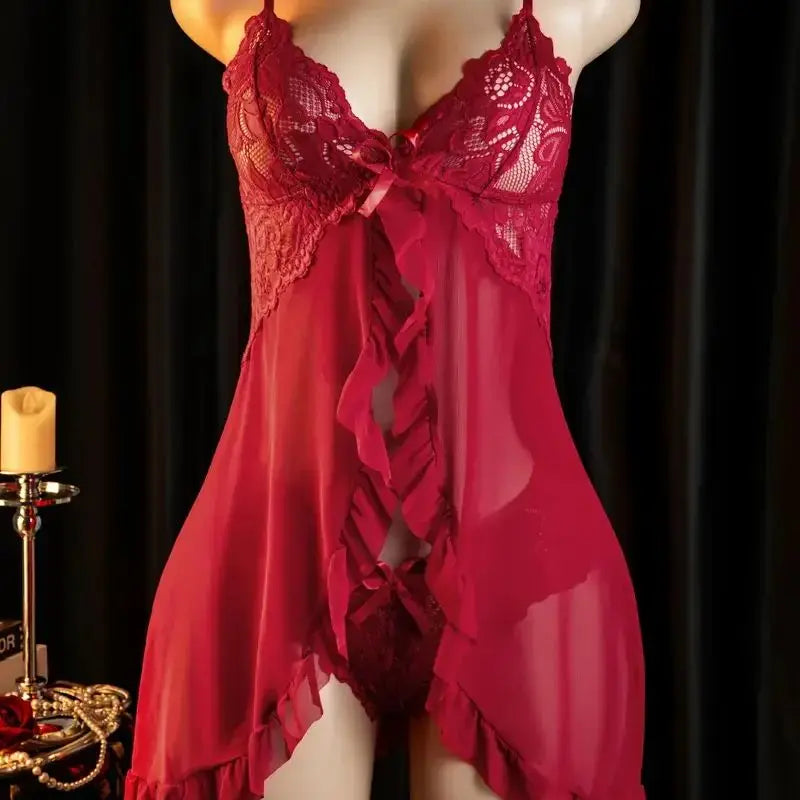 KissICON XL 5XL Curve Women's Lingerie – Erotic Lace Solid