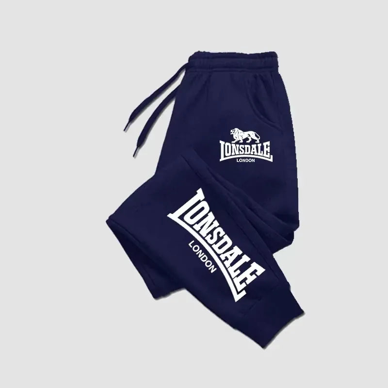 KissICON XL / navy1 Men Printed Pants EVERLAST Men Women Running Pants Joggers Sweatpant Sport Casual Trousers Fitness Gym Breathable Pants