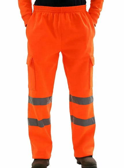 KissICON XL15 / Image Color Patchwork Reflective Work Joggers for Men
