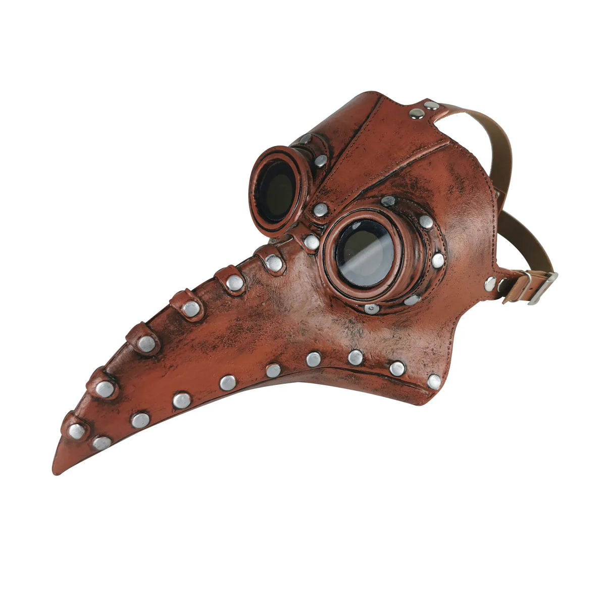 KissICON XL63006 Halloween Costume Plague Doctor Bird Mask Long Nose Beak Cosplay Steampunk Halloween Costume Props Scary Adult Teens Party Props