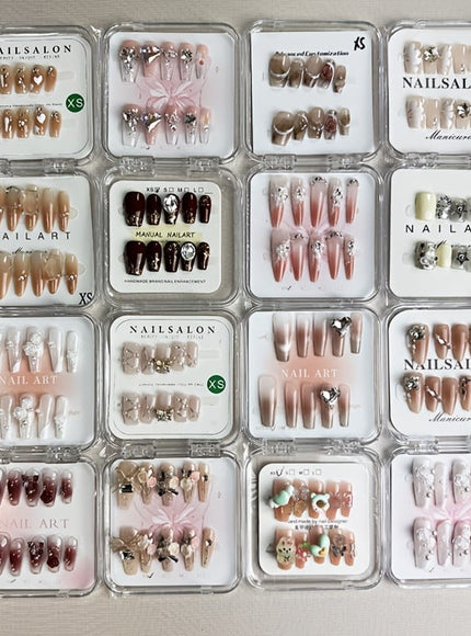 KissICON XS Kiss Icon Hand Pressed Nail Set 40pcs Almond