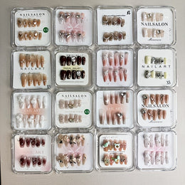 KissICON XS Kiss Icon Hand Pressed Nail Set 40pcs Almond