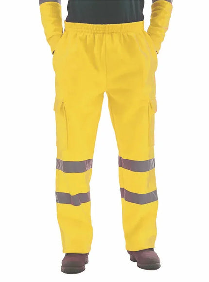 KissICON XXL6 / Image Color Patchwork Reflective Work Joggers for Men