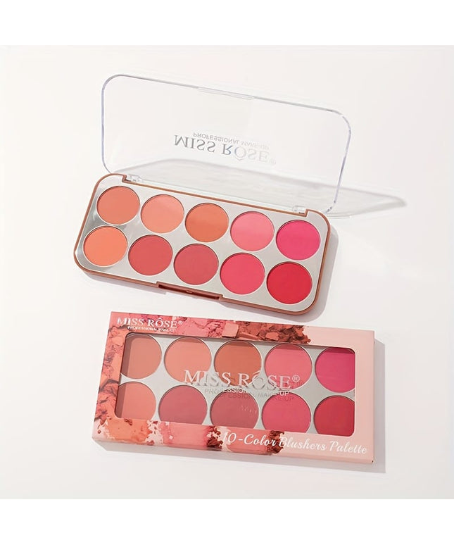 KissICON #Y Miss Rose 10color Blush Contour Palette