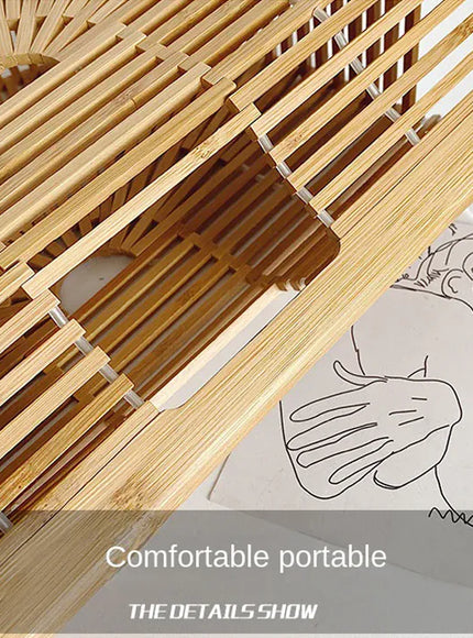 KissICON Y2k Fashionable Half-moon Hollow Bamboo Handbag