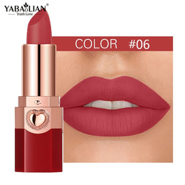 KissICON 💋 YABAOLIAN Lipstick 12 Colors - Waterproof Matte