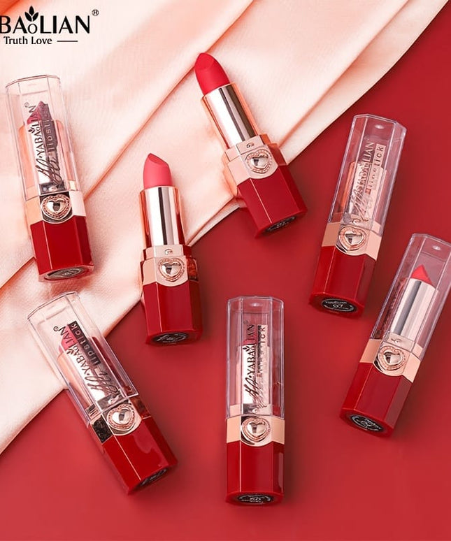 KissICON 💋 YABAOLIAN Lipstick 12 Colors - Waterproof Matte