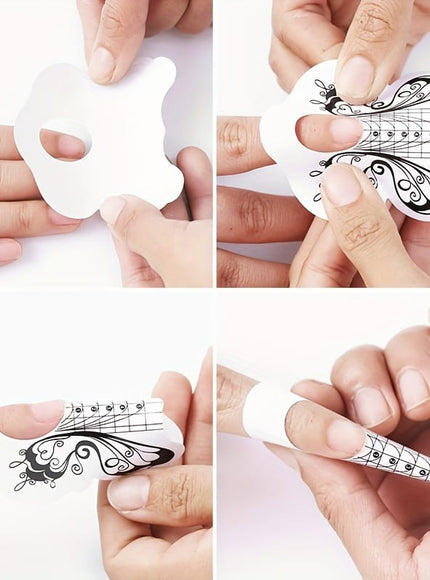 KissICON YC-24-1PC KissIcon Nail Extension Paper Forms - UV Gel