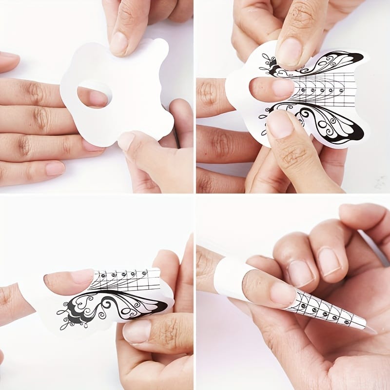 KissICON YC-24-1PC KissIcon Nail Extension Paper Forms - UV Gel