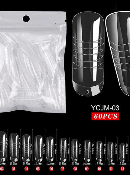 KissICON YCJM-03 [KissIcon] Extension False Nails - Full Cover Acrylic