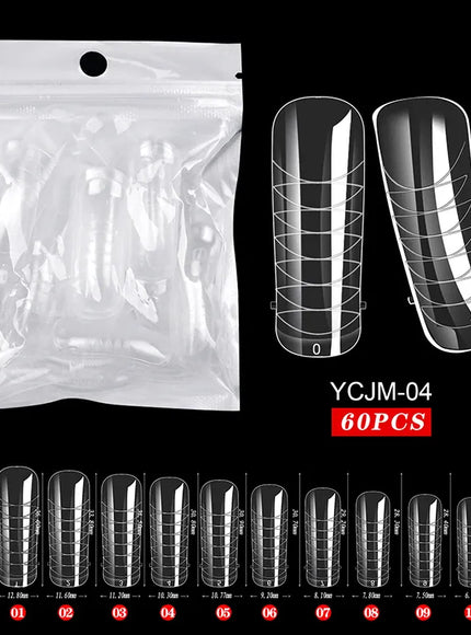 KissICON YCJM-04 [KissIcon] Extension False Nails - Full Cover Acrylic