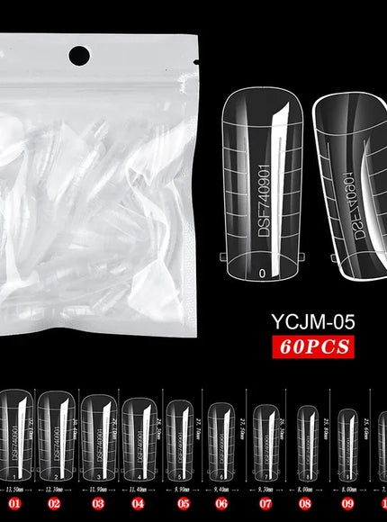 KissICON YCJM-05 [KissIcon] Extension False Nails - Full Cover Acrylic