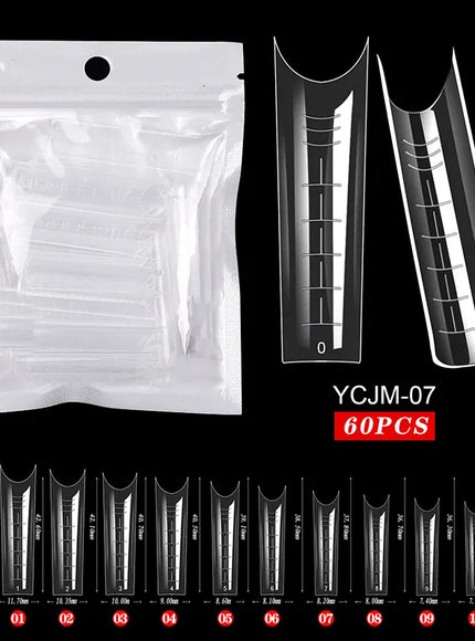 KissICON YCJM-07 [KissIcon] Extension False Nails - Full Cover Acrylic