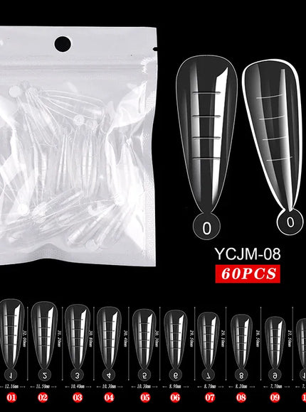 KissICON YCJM-08 [KissIcon] Extension False Nails - Full Cover Acrylic