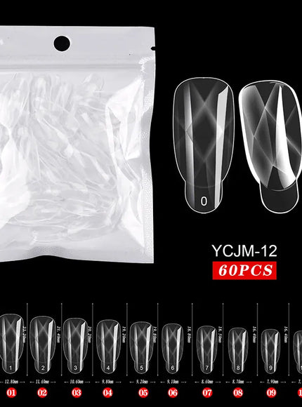 KissICON YCJM-12 [KissIcon] Extension False Nails - Full Cover Acrylic