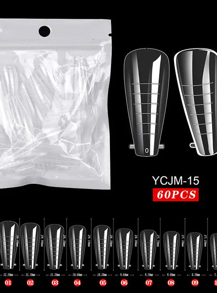 KissICON YCJM-15 [KissIcon] Extension False Nails - Full Cover Acrylic