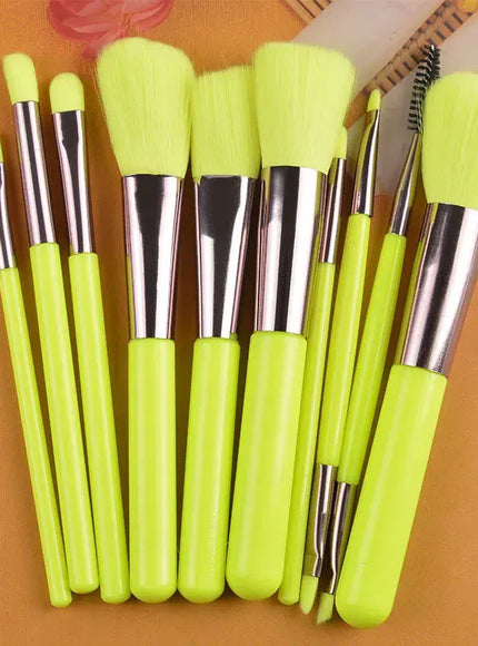 KissICON Yellow KissIcon Makeup Brushes Set - Smooth Blush And