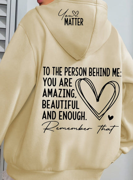 jkthpu-45 Yellow / UK 16 [Inspirational Hoodie] Women's Plus Size Inspirational Hoodie |