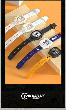 KissICON yellow 💋 UTHAI CA01 Electronic Watch - Waterproof Square
