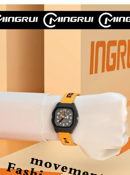 KissICON yellow 💋 UTHAI CA01 Electronic Watch - Waterproof Square
