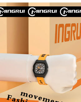 KissICON yellow 💋 UTHAI CA01 Electronic Watch - Waterproof Square