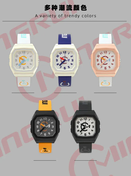 KissICON yellow 💋 UTHAI CA01 Electronic Watch - Waterproof Square