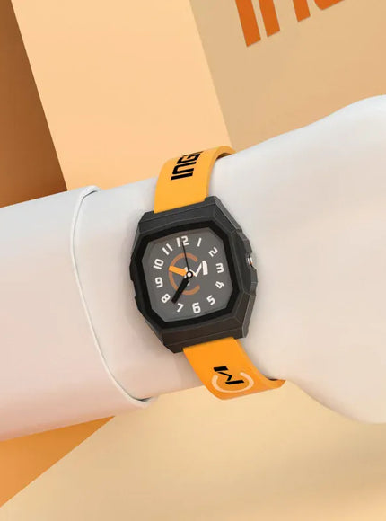 KissICON yellow 💋 UTHAI CA01 Electronic Watch - Waterproof Square