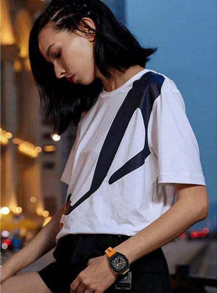 KissICON yellow 💋 UTHAI CA01 Electronic Watch - Waterproof Square