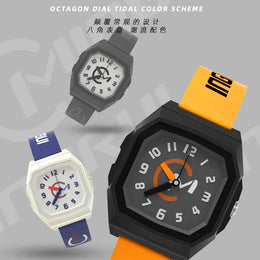 KissICON yellow 💋 UTHAI CA01 Electronic Watch - Waterproof Square