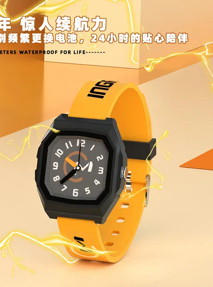 KissICON yellow 💋 UTHAI CA01 Electronic Watch - Waterproof Square