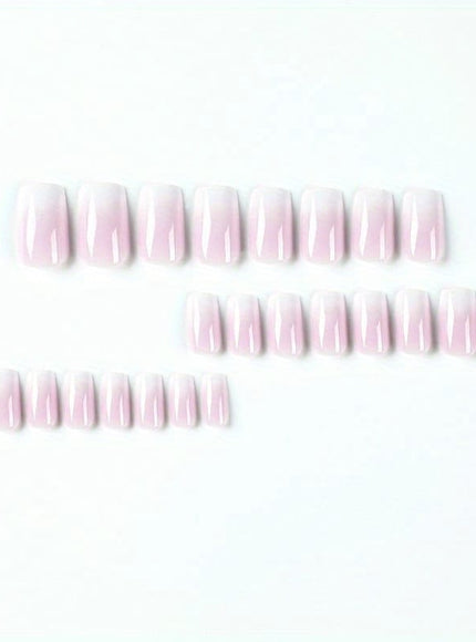 KissICON YY-CW02 KissIcon 24pcs Gradient Pink Nails Set - Easy
