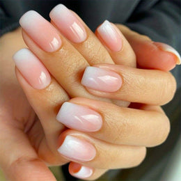 KissICON YY-CW02 KissIcon 24pcs Gradient Pink Nails Set - Easy