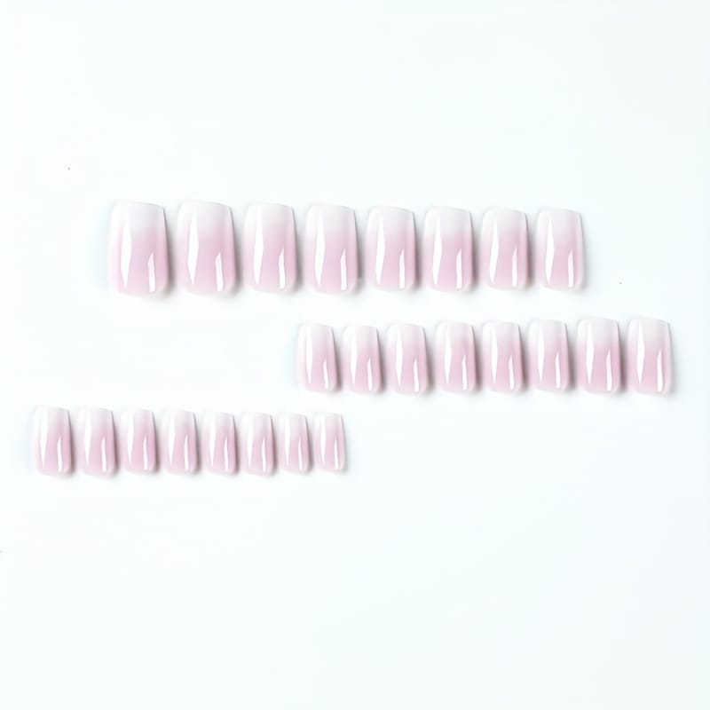 KissICON YY-CW02 KissIcon 24pcs Gradient Pink Nails Set - Easy