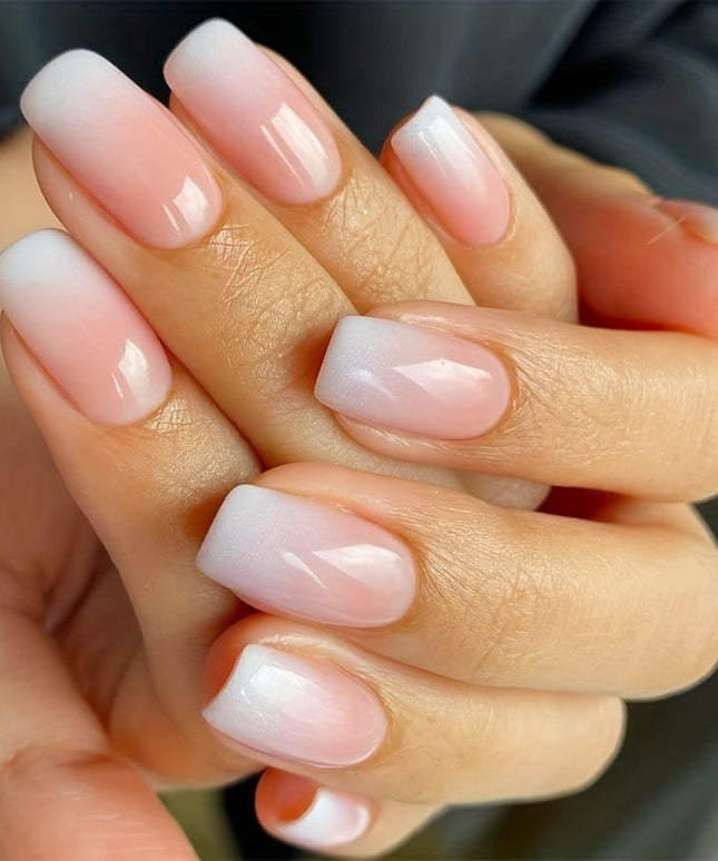 KissICON YY-CW02 KissIcon 24pcs Gradient Pink Nails Set - Easy