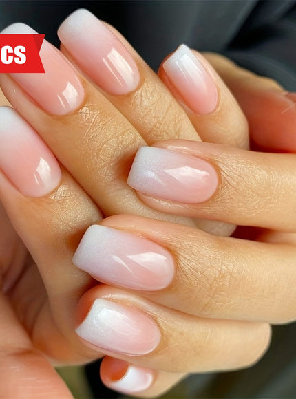 KissICON YY-CW02 KissIcon 24pcs Gradient Pink Nails Set - Easy