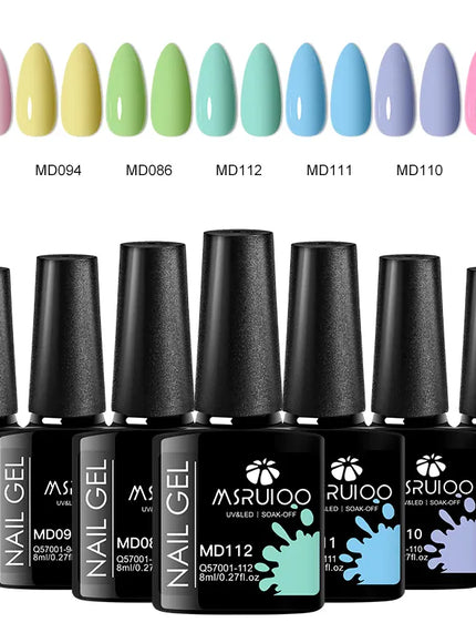 KissICON ZH26017 KissIcon 7Pc Nail Gel Polish Set Long Lasting