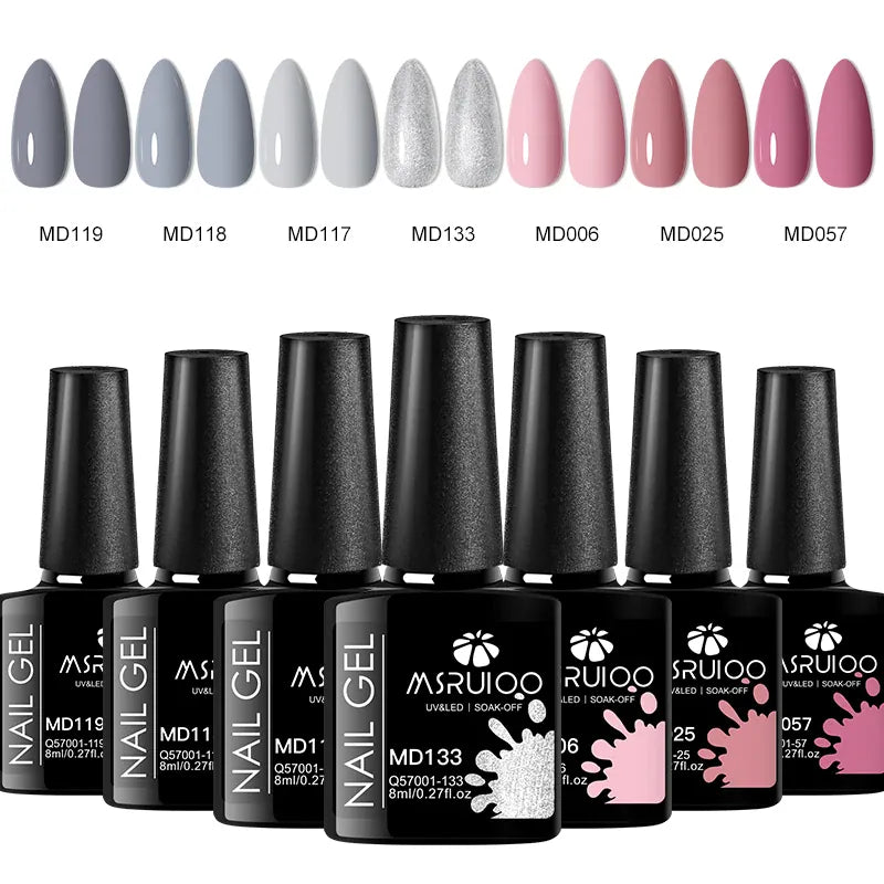KissICON ZH26018 KissIcon 7Pc Nail Gel Polish Set Long Lasting