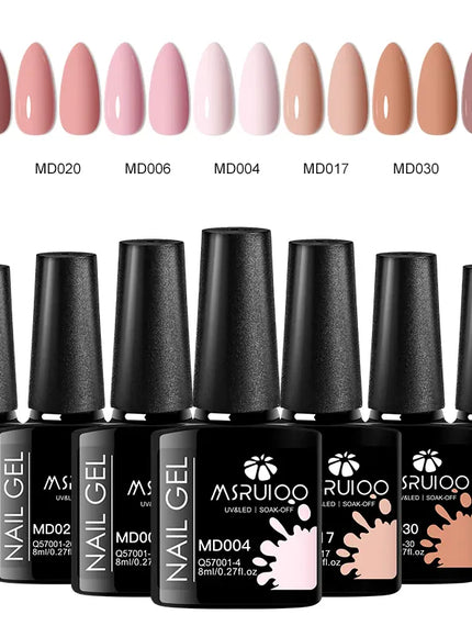 KissICON ZH26019 KissIcon 7Pc Nail Gel Polish Set Long Lasting