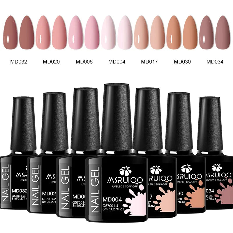 KissICON ZH26019 KissIcon 7Pc Nail Gel Polish Set Long Lasting