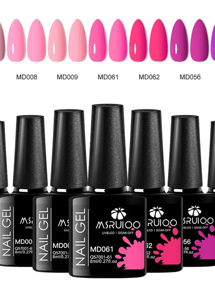 KissICON ZH26022 KissIcon 7Pc Nail Gel Polish Set Long Lasting